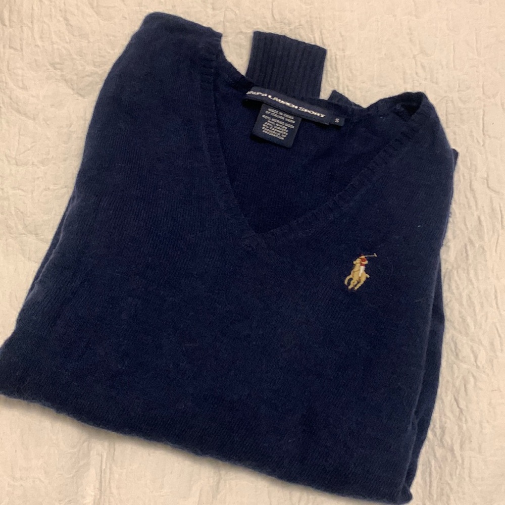 Ralph Lauren Sport navy sweater. Sz S
